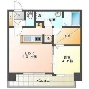 ピエス大通１４の物件間取画像