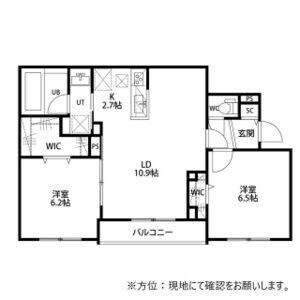 Noble　Vista麻生(ノーブルビスタ麻生)の物件間取画像