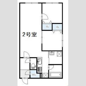 BRIGHTON COURT N20の物件間取画像