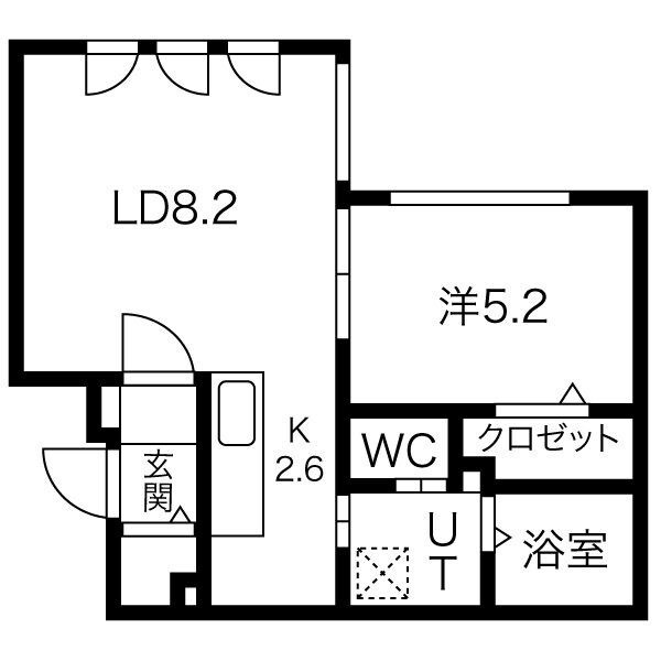 グランメール宮の森の物件間取画像