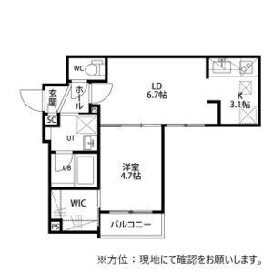 Noble　Vista麻生(ノーブルビスタ麻生)の物件間取画像