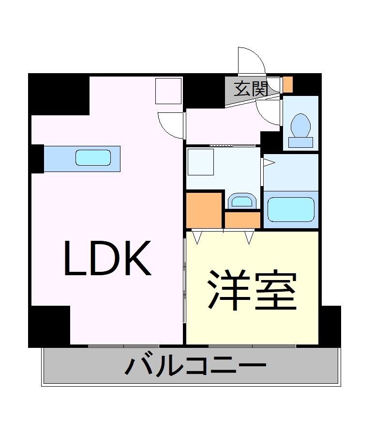 WEST10の物件間取画像