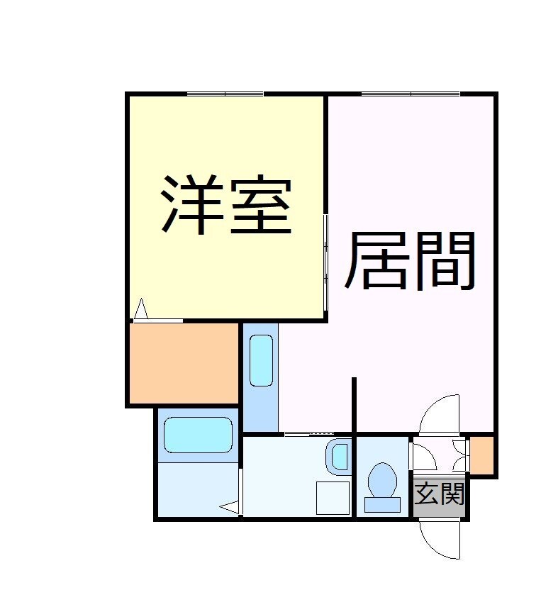 ブランノワールＡＭＪ815の物件間取画像