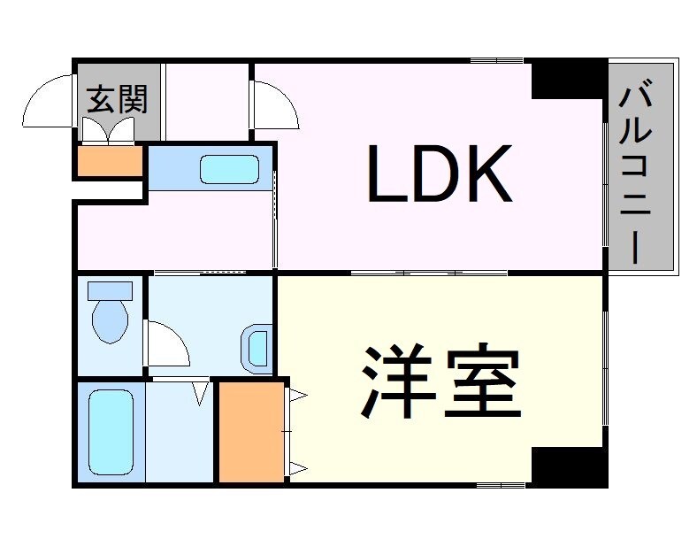 コンフォリア北三条の物件間取画像