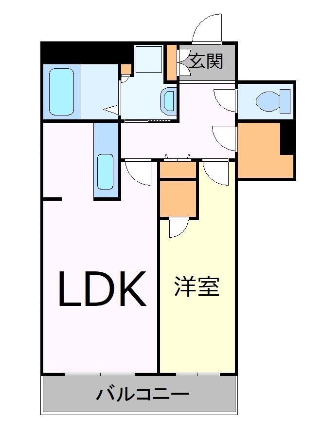 ビッグパレス南５条の物件間取画像