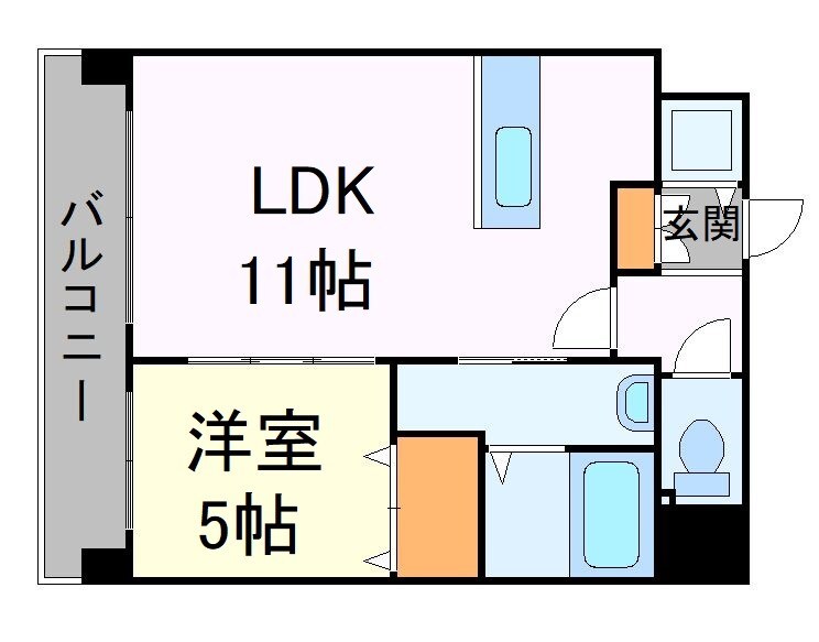 マストライフ知事公館の物件間取画像