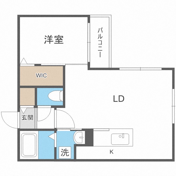 CARRERA行啓通の物件間取画像