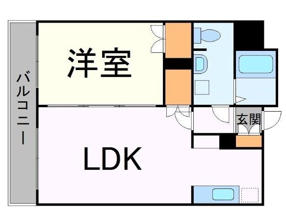 ラフィネタワー札幌南３条の物件間取画像