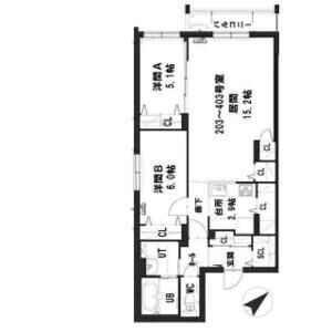 グランメールプレシャスの物件間取画像