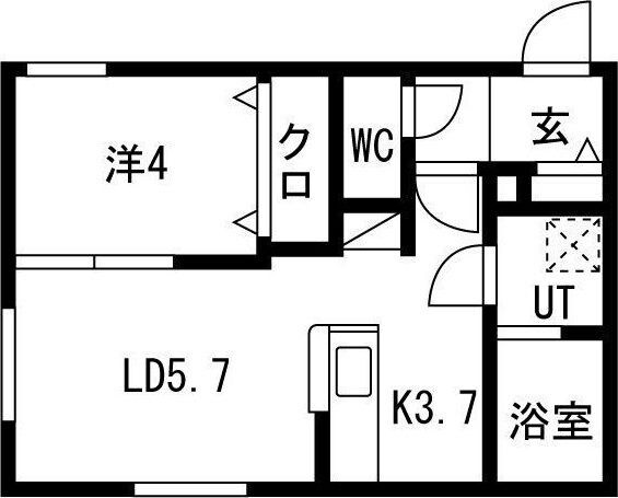 Domani医大前(ドマーニイダイマエ)の物件間取画像