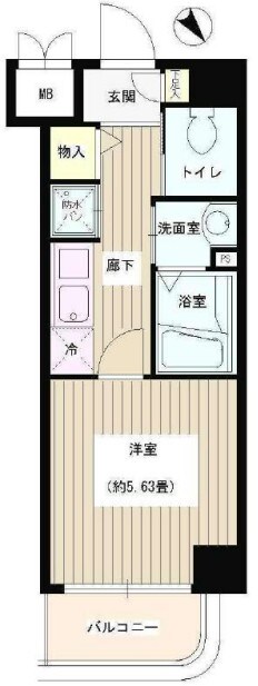 物件間取画像