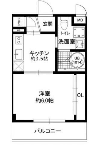 ノベル駒込の物件間取画像