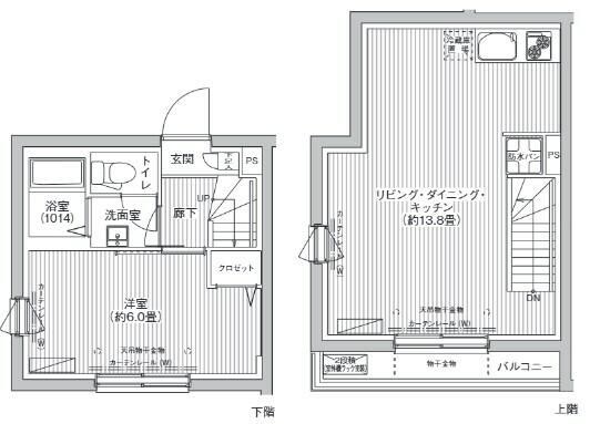 プラハ駒込の物件間取画像