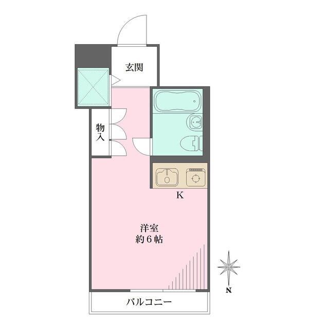 藤和ハイタウン新宿の物件間取画像