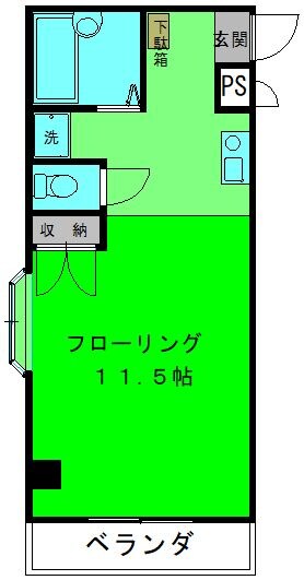 ベルソーナ北町の物件間取画像