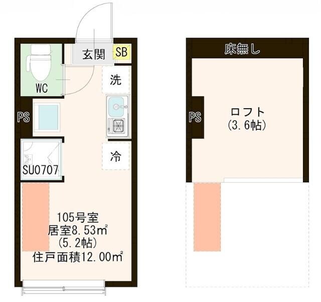 ハーモニーテラス板橋宮本町の物件間取画像