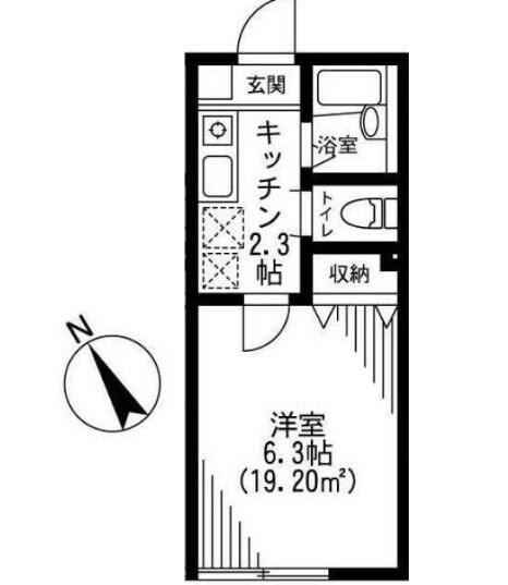 フルールハイムの物件間取画像