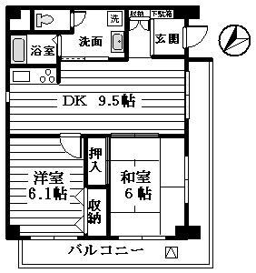 ロイヤルコートときわ台の物件間取画像