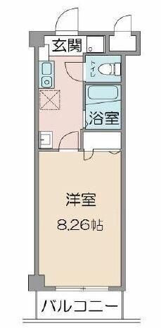 カルナ市ヶ谷薬王寺の物件間取画像