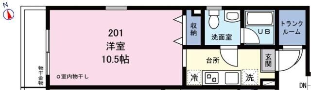 ボヌール東長崎の物件間取画像