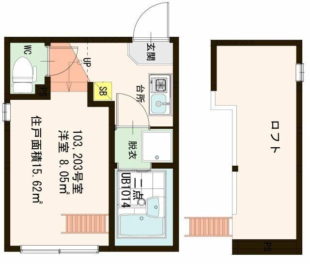 フォーシーズンズ町屋の物件間取画像