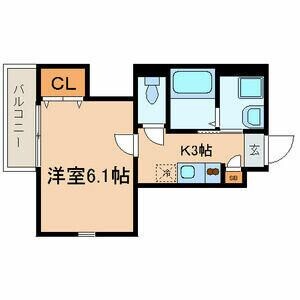 ヒルクレスト中井の物件間取画像