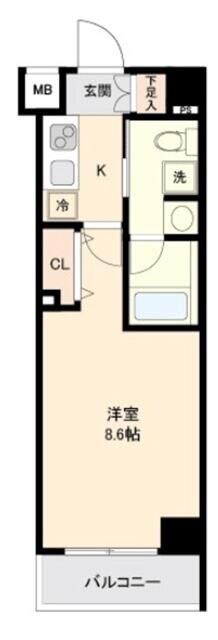 リヴシティ西早稲田の物件間取画像