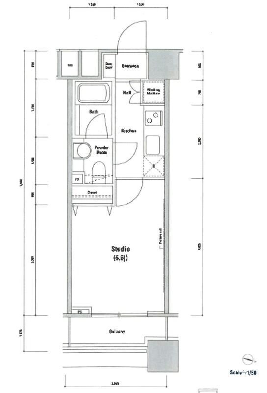 ファーストリアルタワー新宿の物件間取画像