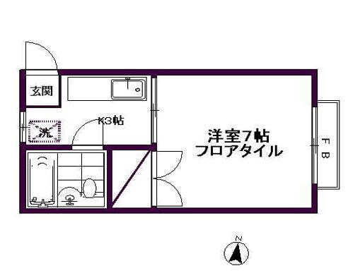 ハイムファーストの物件間取画像