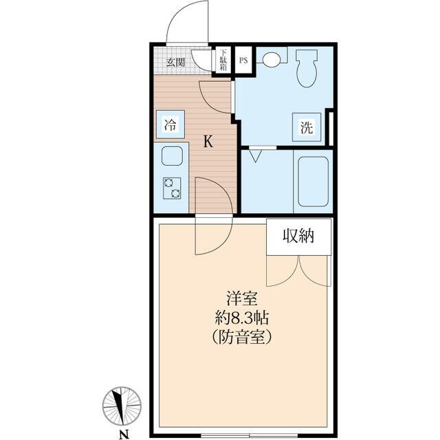 ラシクラス北赤羽の物件間取画像
