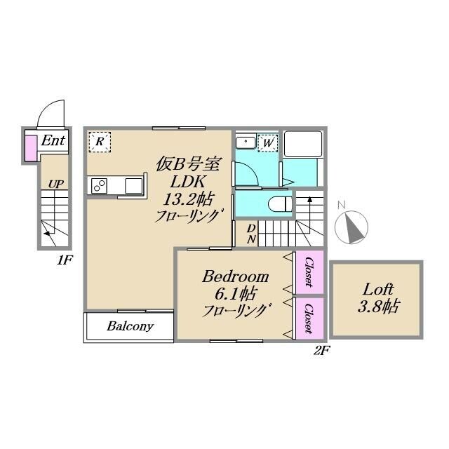 Ｊ・ＵＲＢＡＮ赤塚の物件間取画像