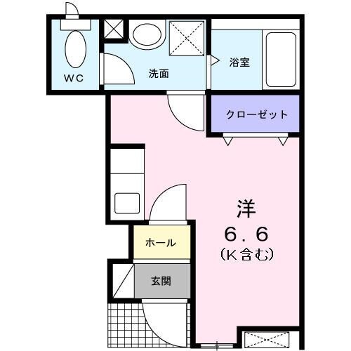 カーサ　プラシードの物件間取画像