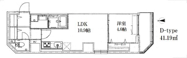 ＰｒｅｍｉｕｍＳｔａｇｅＮＡＯの物件間取画像