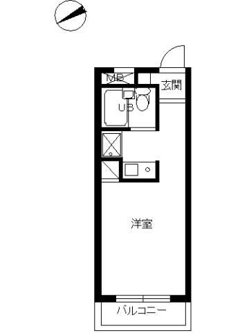 スカイコート新宿第７の物件間取画像