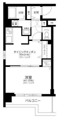 護国寺駅 徒歩2分 6階の物件間取画像