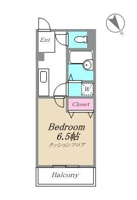 フルール・Ｆの物件間取画像