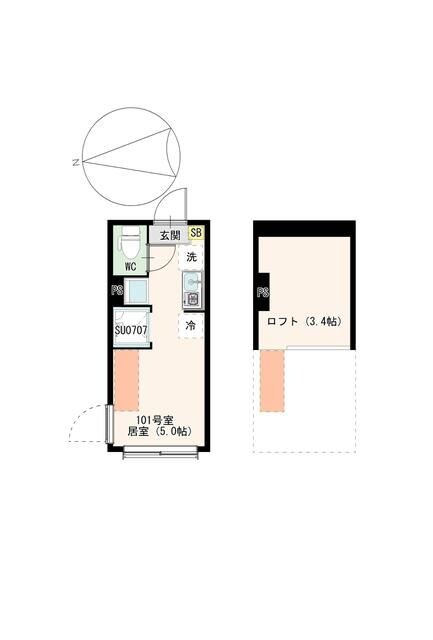 仮称）東尾久二丁目の物件間取画像