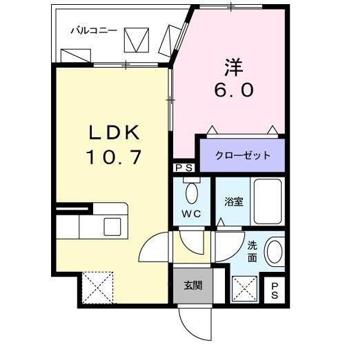ル・クラージュの物件間取画像