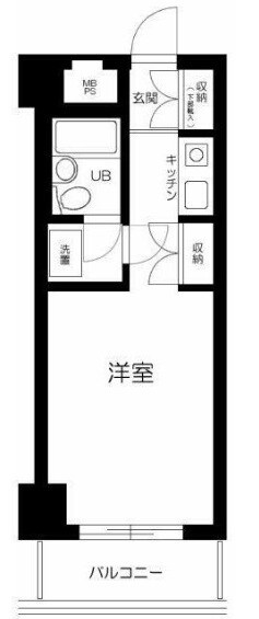 ライオンズマンション新宿東公園の物件間取画像