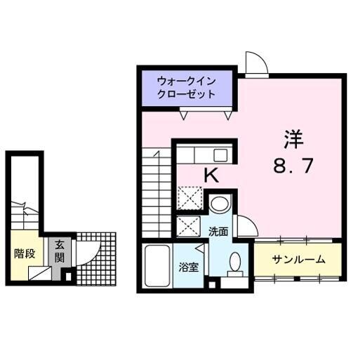 アルページュ町屋の物件間取画像