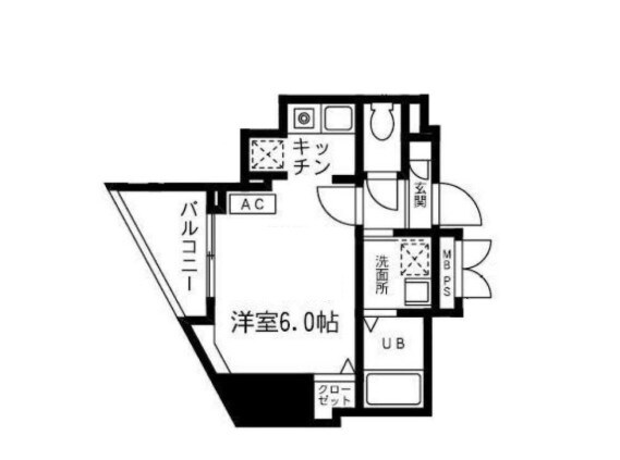 タイム西池の物件間取画像