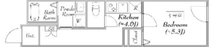 エリタージュの物件間取画像