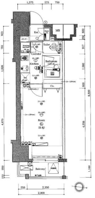 レイシス大山山手通りの物件間取画像