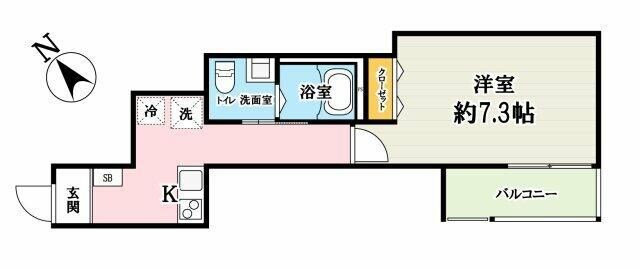 カフーティーダ和光市の物件間取画像