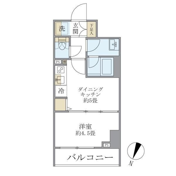 エレミ本蓮沼の物件間取画像