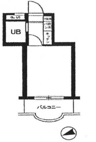 スカイコート市ヶ谷第３の物件間取画像