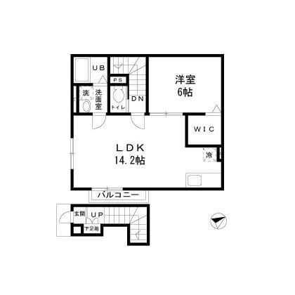 メゾン・ド・フォルテシモ一号館の物件間取画像