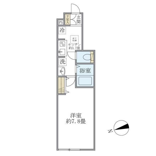 セレ四谷の物件間取画像