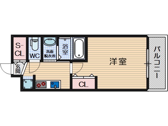 Luxe正雀駅前の物件間取画像