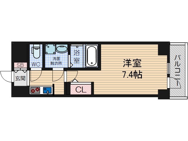 千里丘駅 徒歩7分 2階の物件間取画像